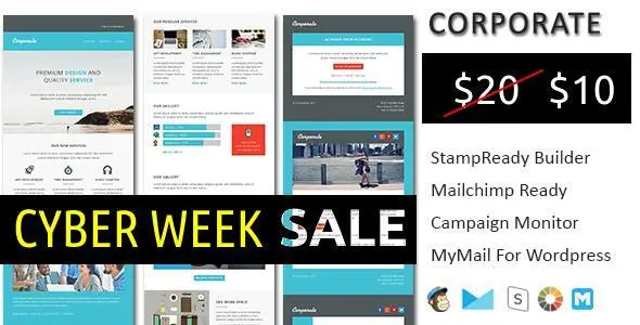 30+ Stunning Email Templates for Campaign Monitor