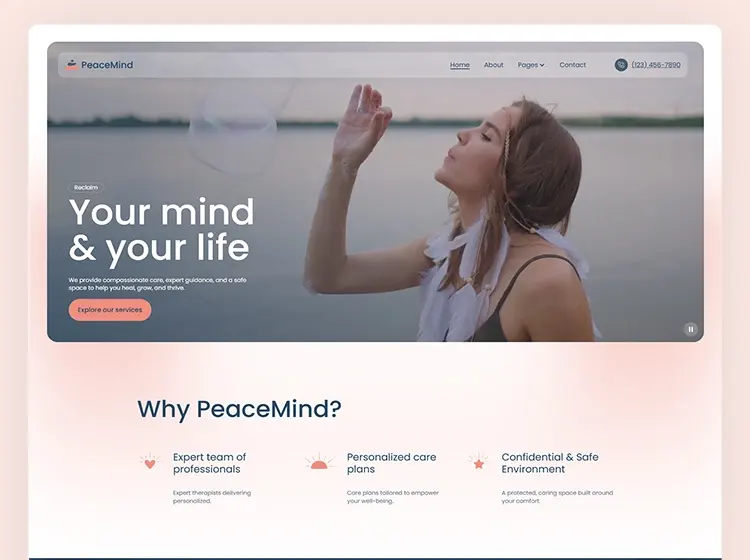 Webflow Templates for Therapists Who Need a Website That Holds Space