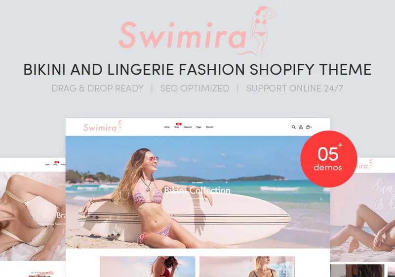 Swimwear Shopify Themes For Selling Bikinis And Swimsuits Online