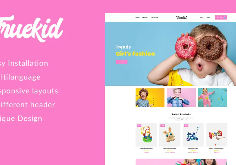 Cheerful And Fun Shopify Themes For Kids, Babies, And Children